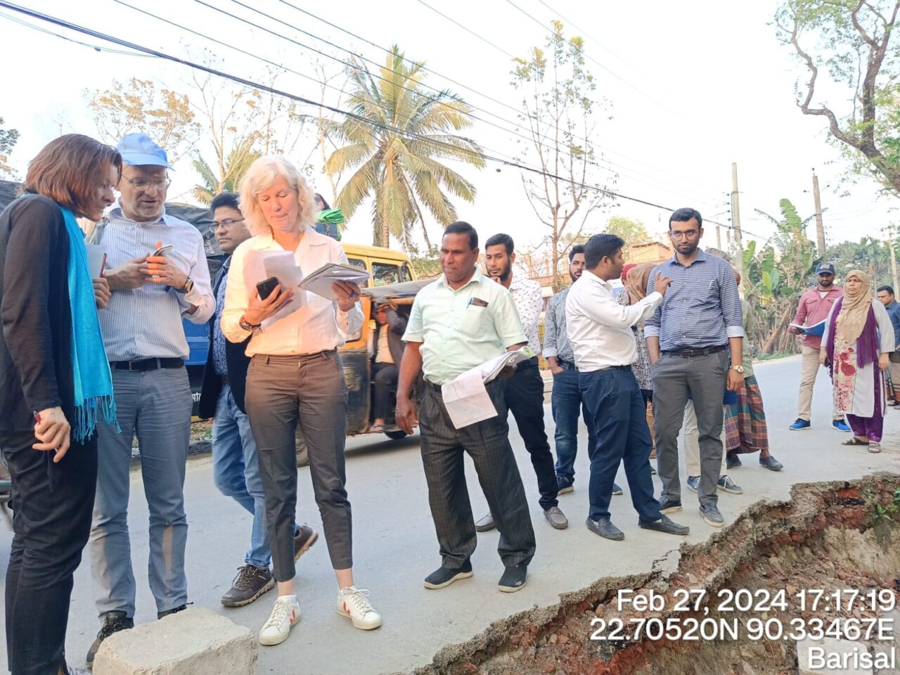 KFW mission from Germany…  kfW team visited Bangladesh as part of their regular mission. During this visit, they observed the advancement of the construction work as well as the completed sub-project components.